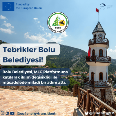 Congratulations to Bolu Municipality for joining the MLGP4Climate Türkiye platform!